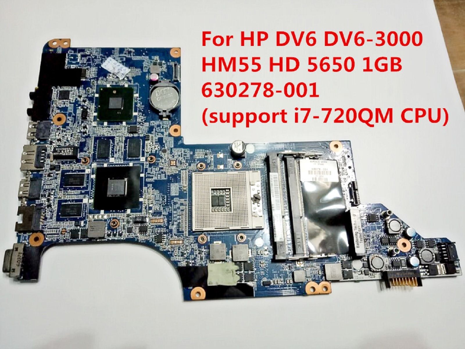 HP DV6 DV6-3000 Intel HM55 ATI 5650/1GB Motherboard 630278-001 DV6
